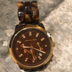 Michael Kors Women's MK-5216 Tortoise Watch